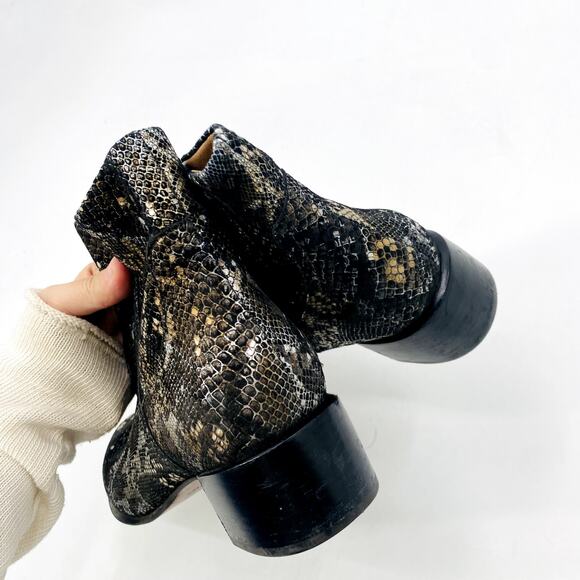 Vionic Metallic Snakeskin Ankle booties - Picture 4 of 6